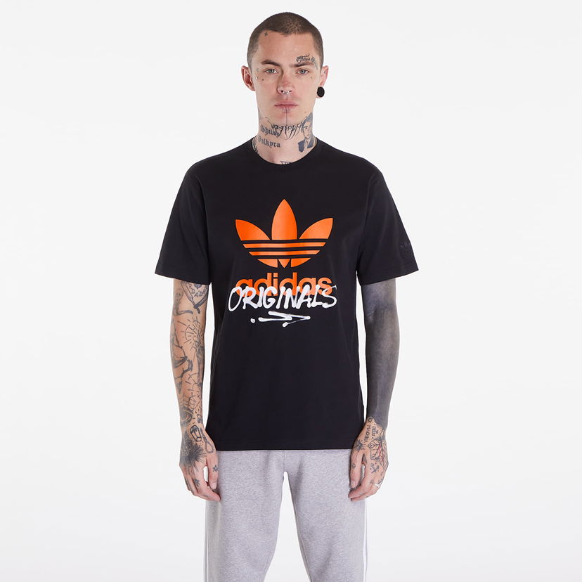 Tričko adidas Originals Tshirt Street 1 Black Čierna | IZ2578