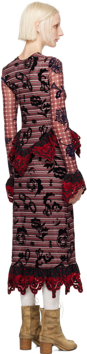 Šaty Chopova Lowena Chopova Lowena Sharon Hatch Midi Dress Rôznofarebný | 1268, 2