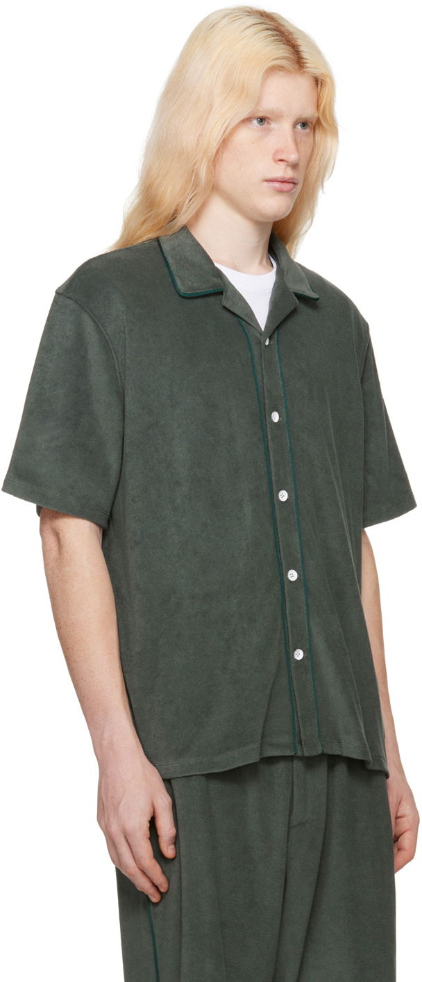 Košeľa rag & bone Rag & Bone Avery Resort Shirt Zelené | MBC23HT014ZM14, 1