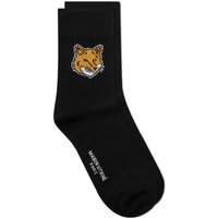 Ponožky MAISON KITSUNÉ Fox Head Socks Čierna | LM06407KT0010-P199, 1