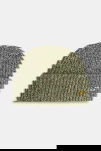 Ribbed Melange Brushed Mohair Beanie