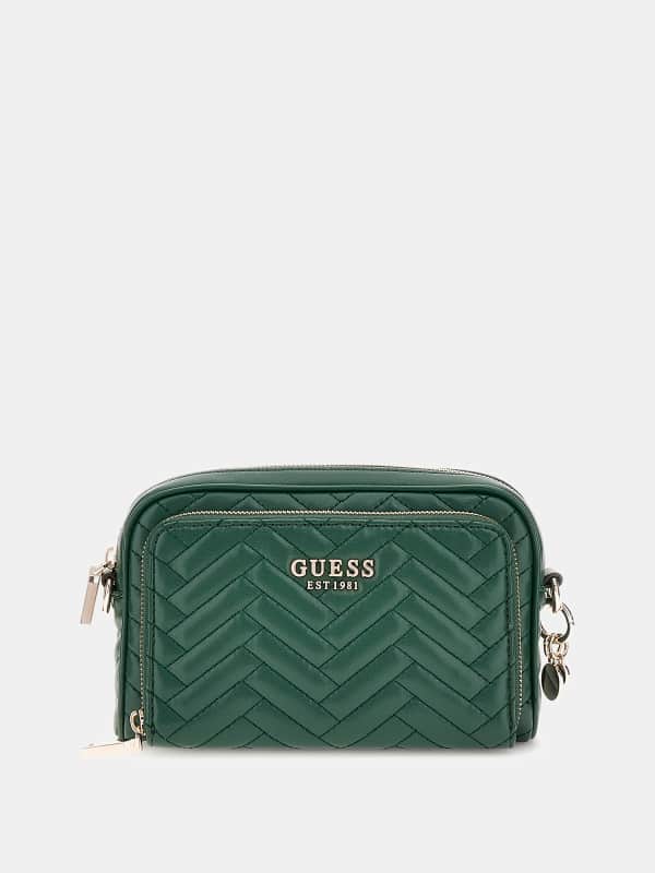Kabelka GUESS Quilted Mini Crossbody Bag Zelené | HWQG9508140, 0