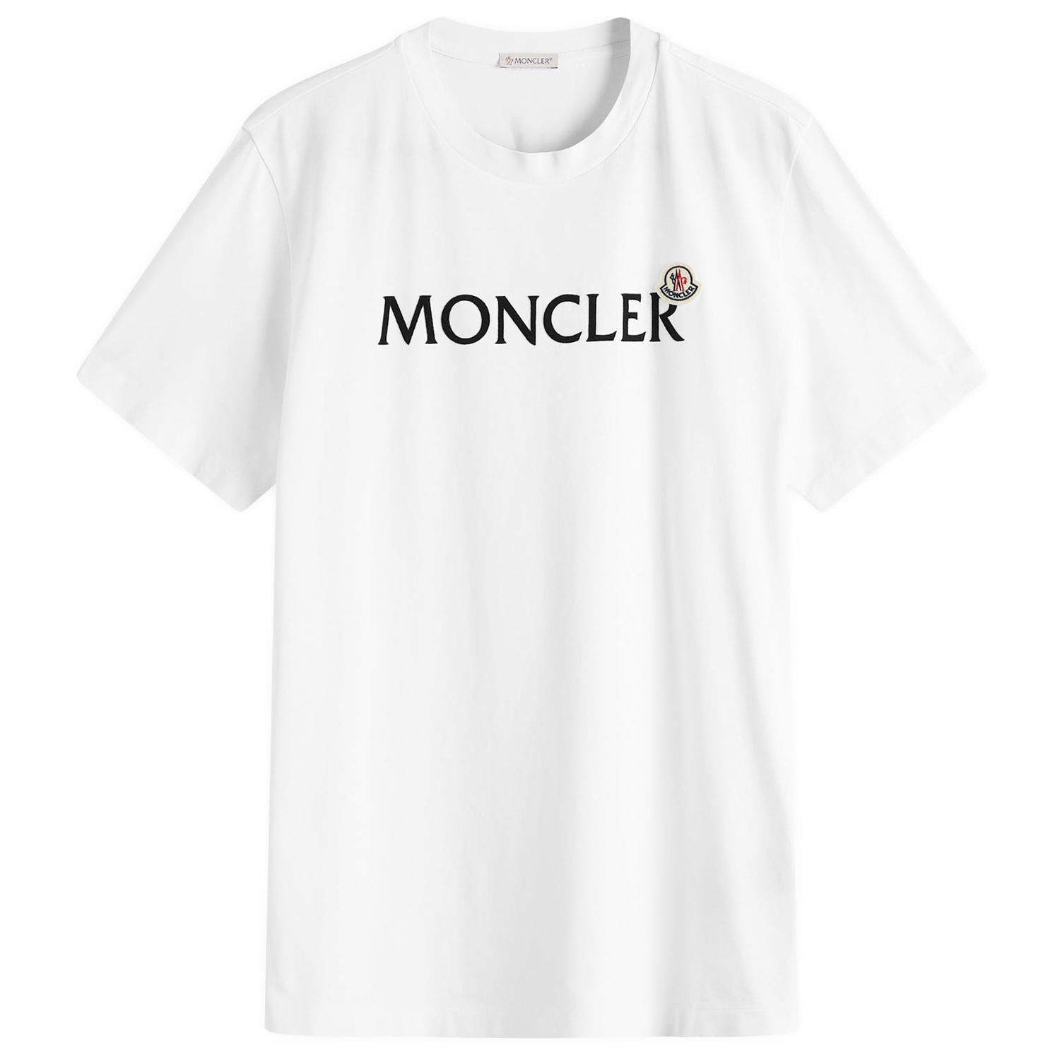 Tričko Moncler Men's Logo T-Shirt Size X-Small Biela | 8C000-75-8390T-001, 0