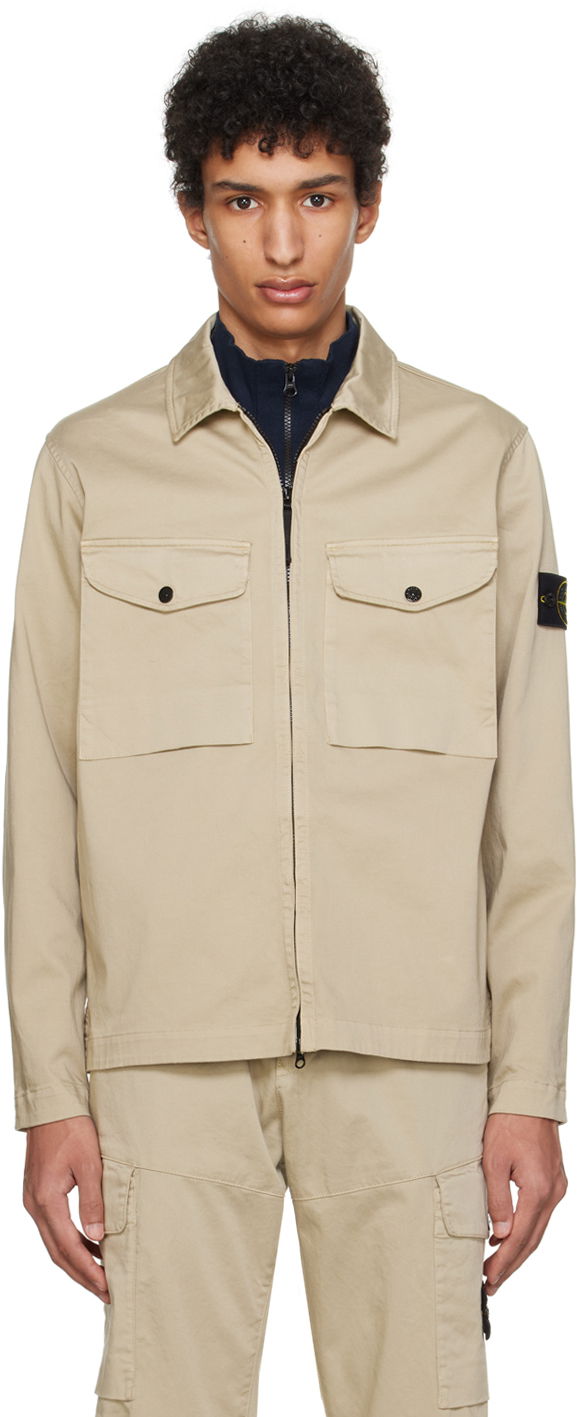 Bunda Stone Island Garment-Dyed Jacket Béžová | 801510812, 0