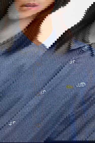 Košeľa Lacoste Lacoste Denim Shirt, Regular Fit Modrá | CH9084, 3
