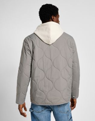 Prešívaná bunda Lee Quilted Liner Jacket Size XXL Šedá | 112355569, 0