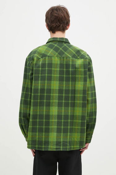 Košeľa WOOD WOOD Wood Wood Day Heavy Flannel Shirt Relaxed Fit Zelené | 10325302.5167, 2