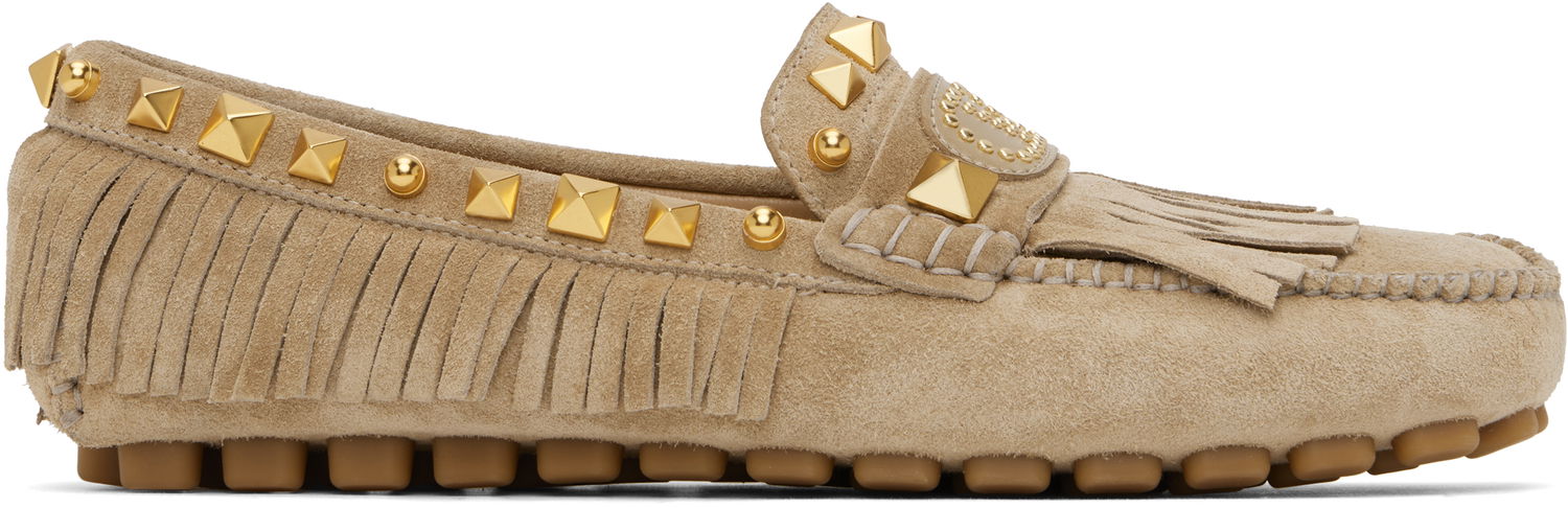 Doplnky Valentino Valentino Garavani Plaster Caster Driver Loafers Béžová | 6W2S0LL2KAD, 0