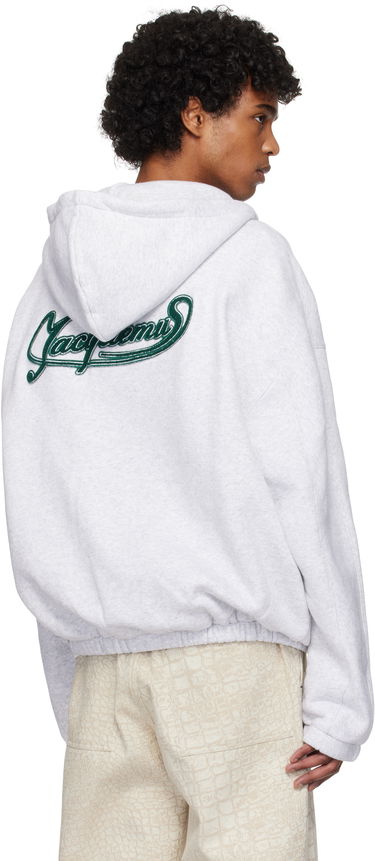 Mikina Jacquemus Jacquemus 'The Torneo' Zip-Up Hoodie Šedá | 25E255JS302-2465, 2