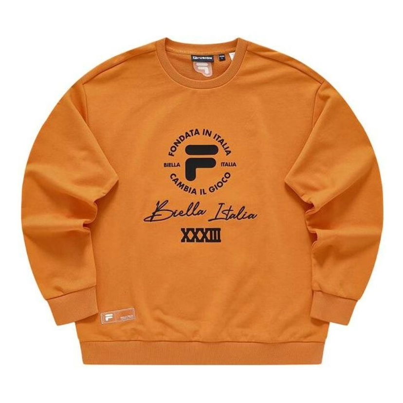 Mikina FILA Fusion Logo Printed Sweater Oranžová | T11M345204F-OR