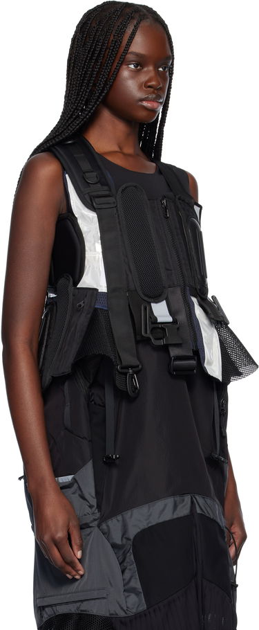 Vesta Junya Watanabe Junya Watanabe Komine Protector Paneled Vest Čierna | JO-V002-S25, 1