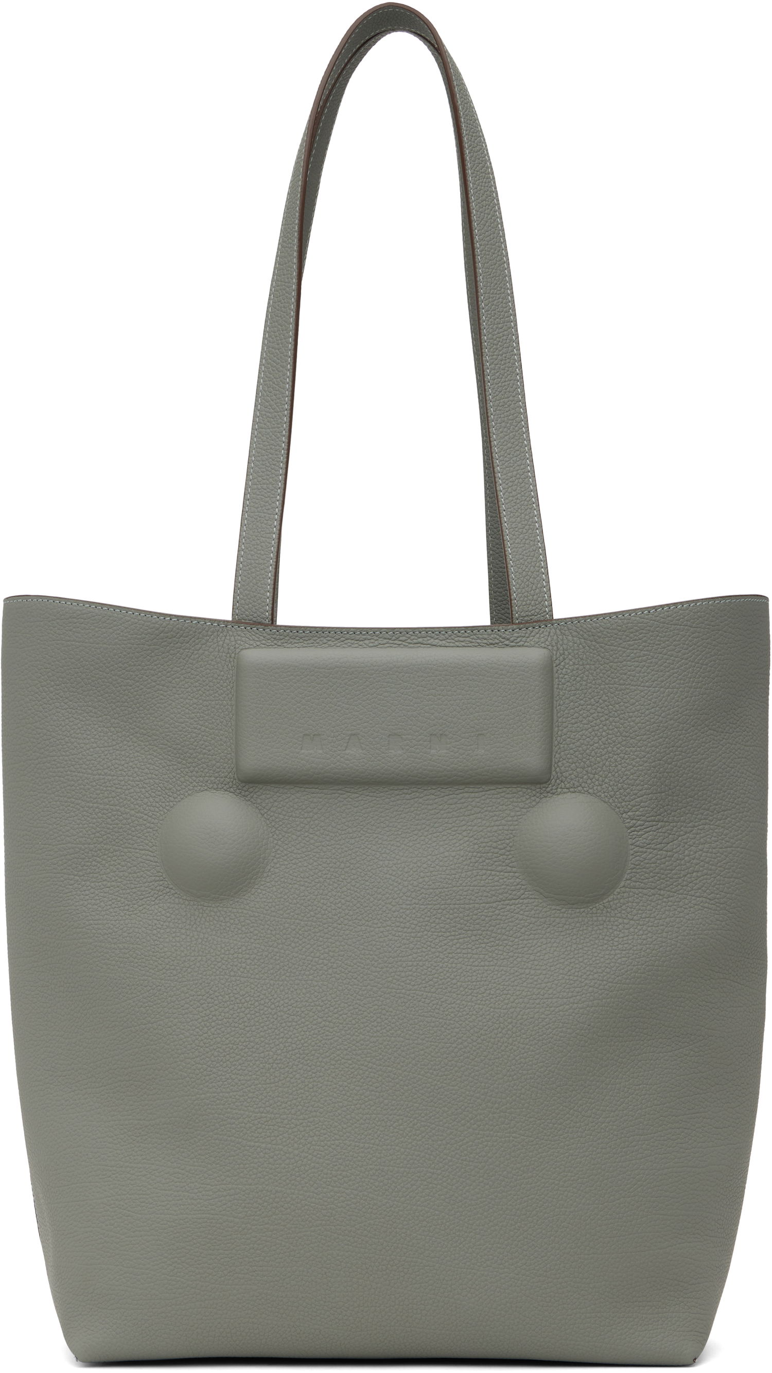 Tote bag Marni Marni Shopper Medium Tote Šedá | SHMP0142U0 P8185, 0
