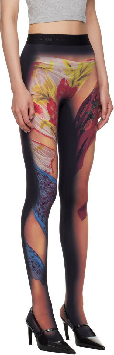 Legíny Marine Serre Marine Serre Recycled Draped Statue Jersey Leggings Čierna | WPA043A CJER0076, 1
