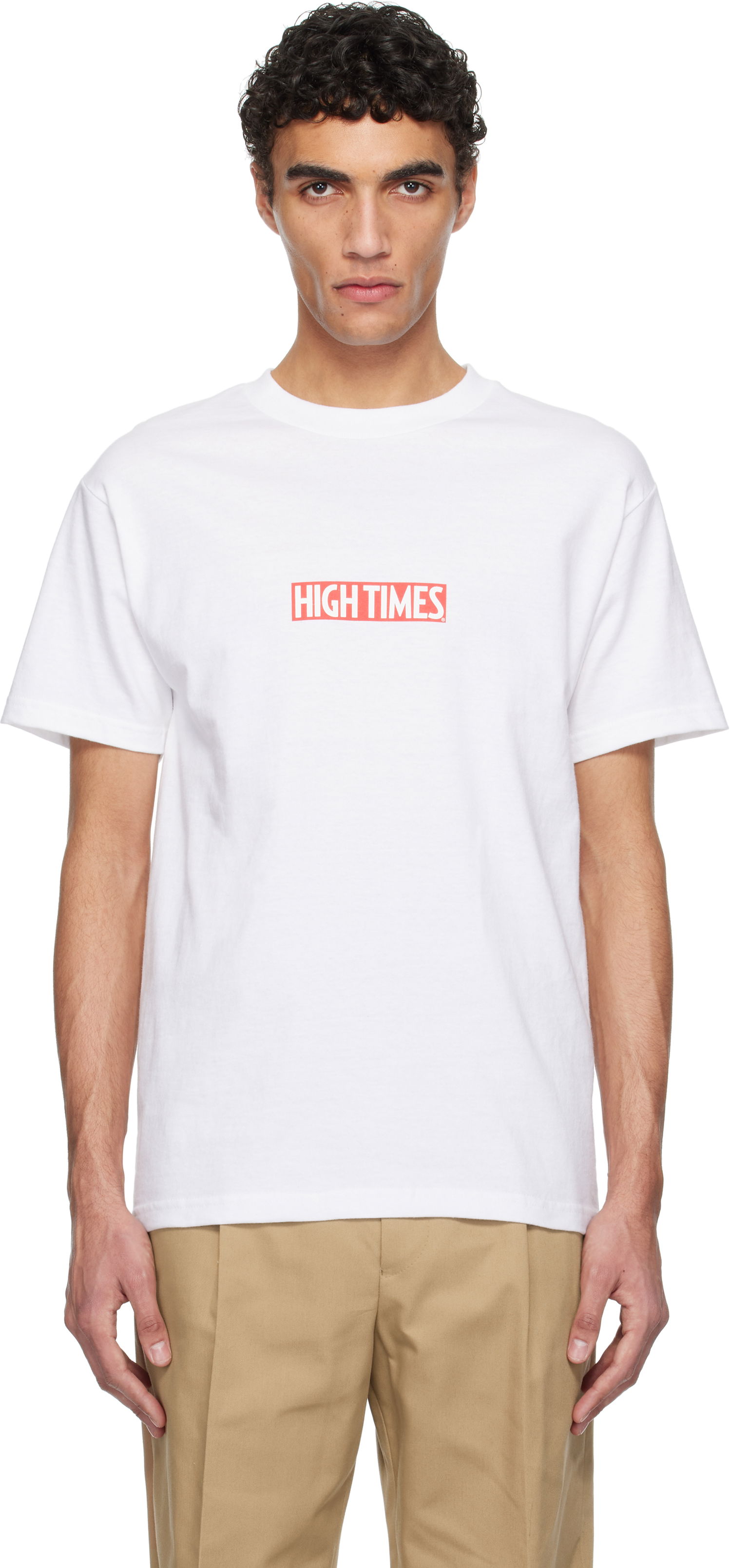 Tričko WACKO MARIA WACKO MARIA High Times Edition Crew Neck T-Shirt Biela | HIGHTIMES-WM-TEE06, 0