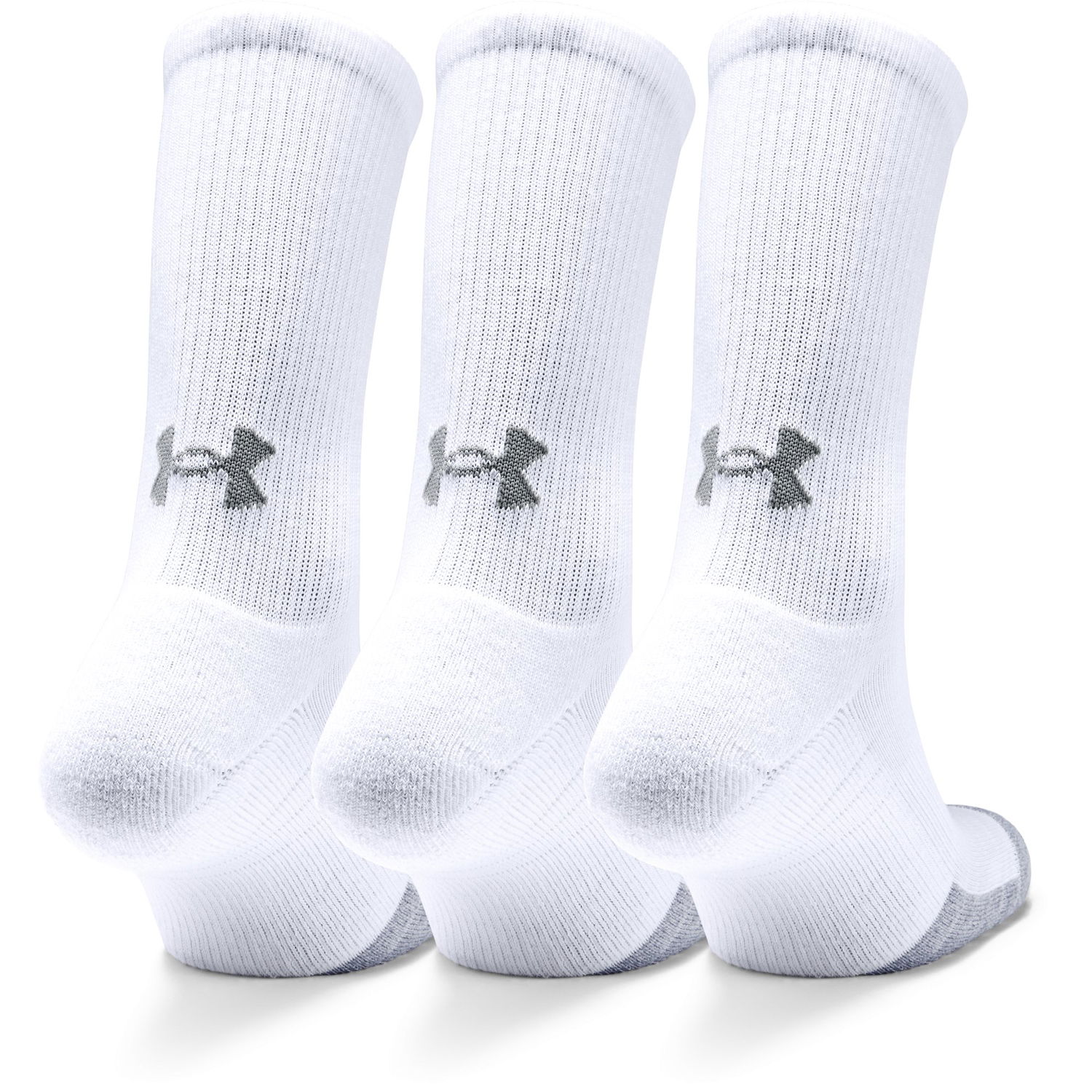 Ponožky Under Armour HeatGear Crew 3-pack Biela | 1346751-100, 1