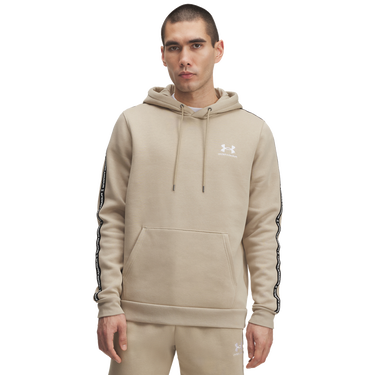Mikina Under Armour Icon Fleece Hoodie with Taping Béžová | 1389356-299, 0
