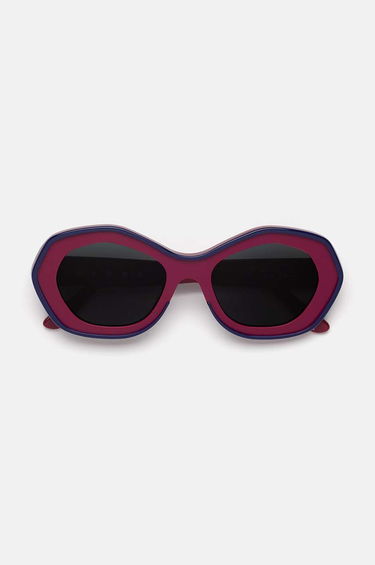 Tričko Marni Marni Ulawun Vulcano Bordeaux Sunglasses Biela | EYMRN00024.002.YAL, 3