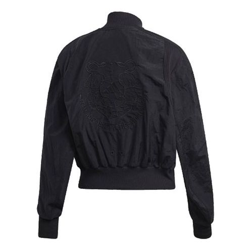 Bomber bunda adidas Originals Woven Stitching Jacket Čierna | FK0975