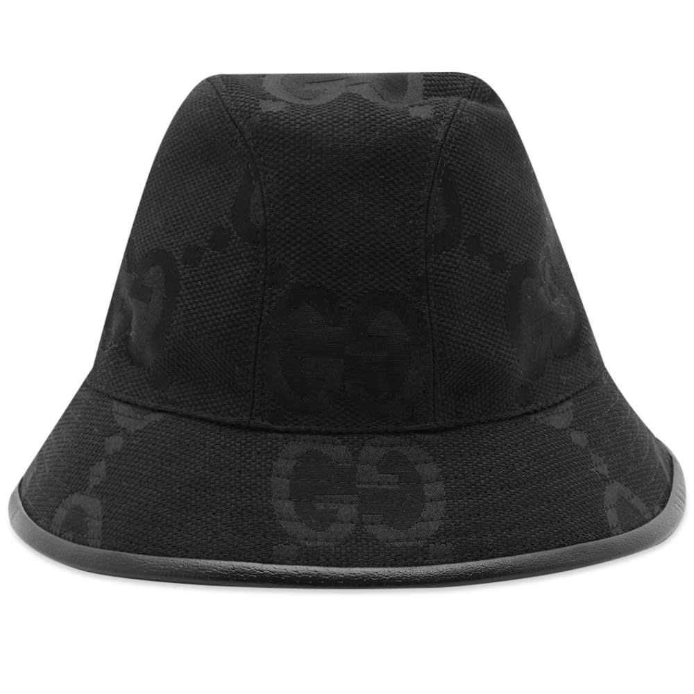 Klobúk Gucci Tonal Jumbo GG Fedora Hat Čierna | 727563-4HAVS-1060, 0