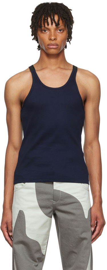 Tielko Dion Lee Dion Lee Exclusive Tank Top Navy | BLACK RIB, 0