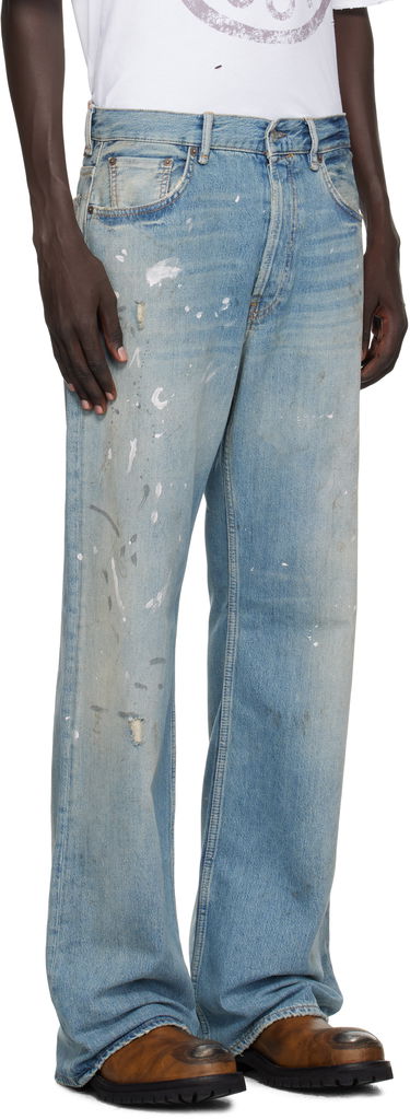 Džínsy Acne Studios Acne Studios Loose Fit 2021M Jeans Modrá | B00389-, 4