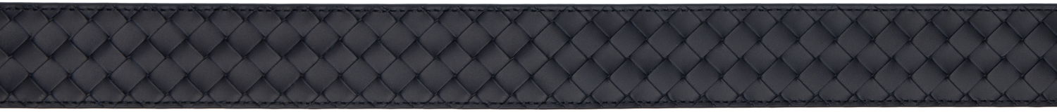 Opasok Bottega Veneta Bottega Veneta Intrecciato Piccolo Leather Belt Navy | 796783V4LQ14028, 1