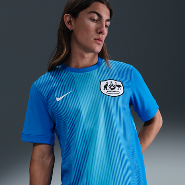Dres Nike Australia Stadium 2025 Replica Dri-FIT Soccer Jersey Modrá | IB8043-406, 1