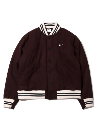 Bunda Nike Sportswear Authentics Varsity Jacket Vínová | DQ5011-203