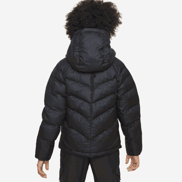 Prešívaná bunda Nike Nike Sportswear Hooded Synthetic-Fill Jacket Čierna | FN7730-010, 3