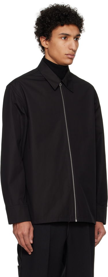 Košeľa Jil Sander Jil Sander Zip-Up Shirt Čierna | J22DL0249_J45002, 1