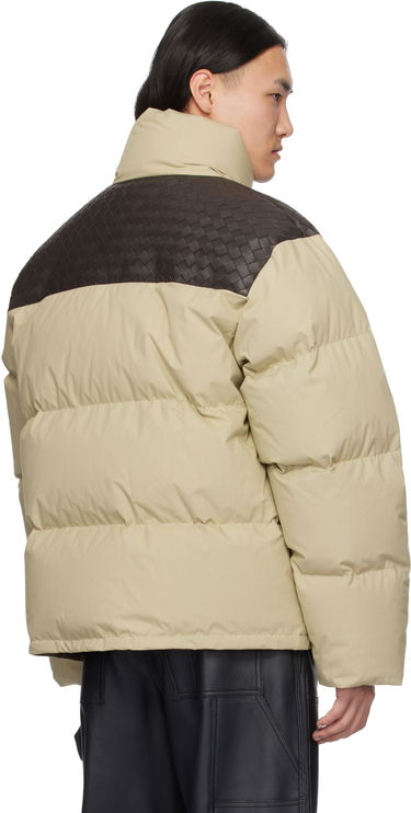 Prešívaná bunda Bottega Veneta Bottega Veneta Frosted Poplin Puffer Jacket Béžová | 815198V1LE03008, 2