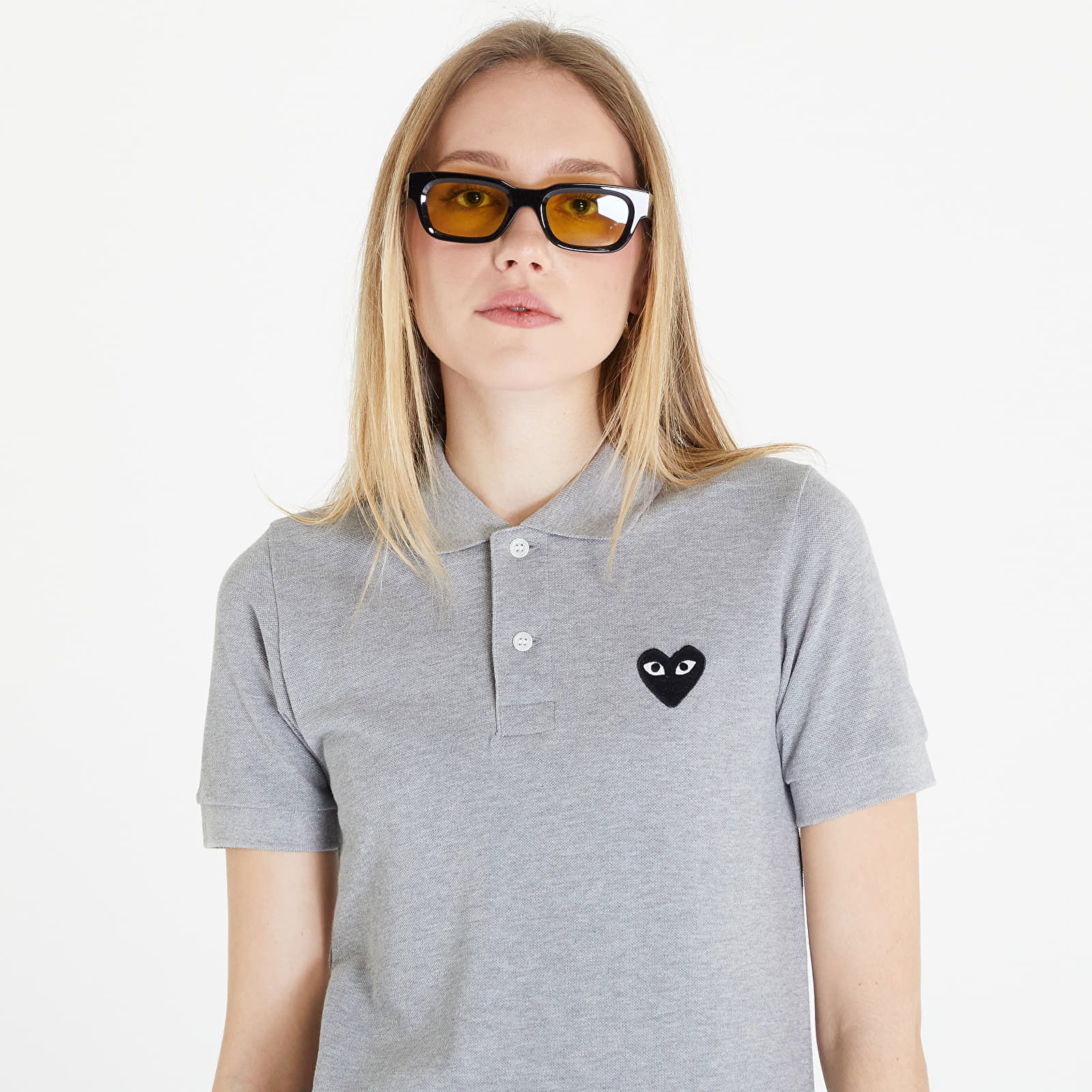 PLAY Heart Logo Polo Short Sleeve Tee