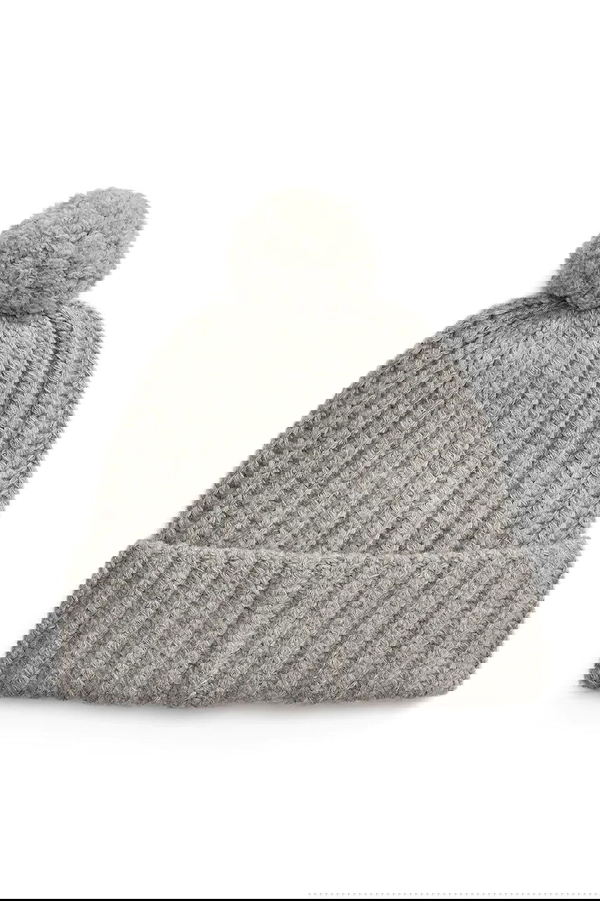 Kulicha Polo by Ralph Lauren Polo Ralph Lauren Wool Beanie with Pompom Šedá | 455936112, 1