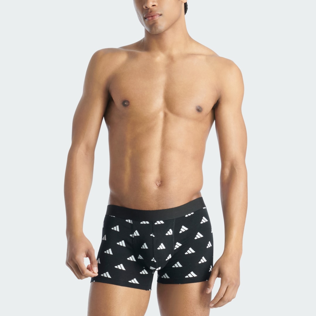 Boxerky adidas Performance Active Flex Cotton Boxer Briefs – 3 Pairs Čierna | JK3952, 0