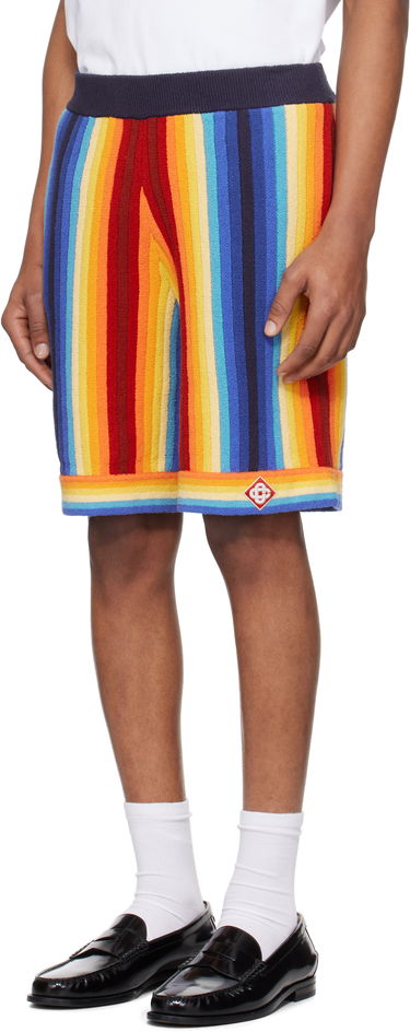 Šortky Casablanca Casablanca Gradient Stripe Towelling Shorts Rôznofarebný | MS25-KW-924-01, 3