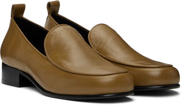 Starostlivosť o obuv BY FAR BY FAR Alfred Leather Loafers Hnedá | MWFFC023LL002BR044PL, 3