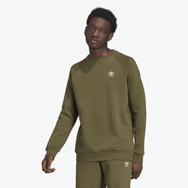 Mikina adidas Originals Sweatshirt Essential Crew Zelené | H65674, 3