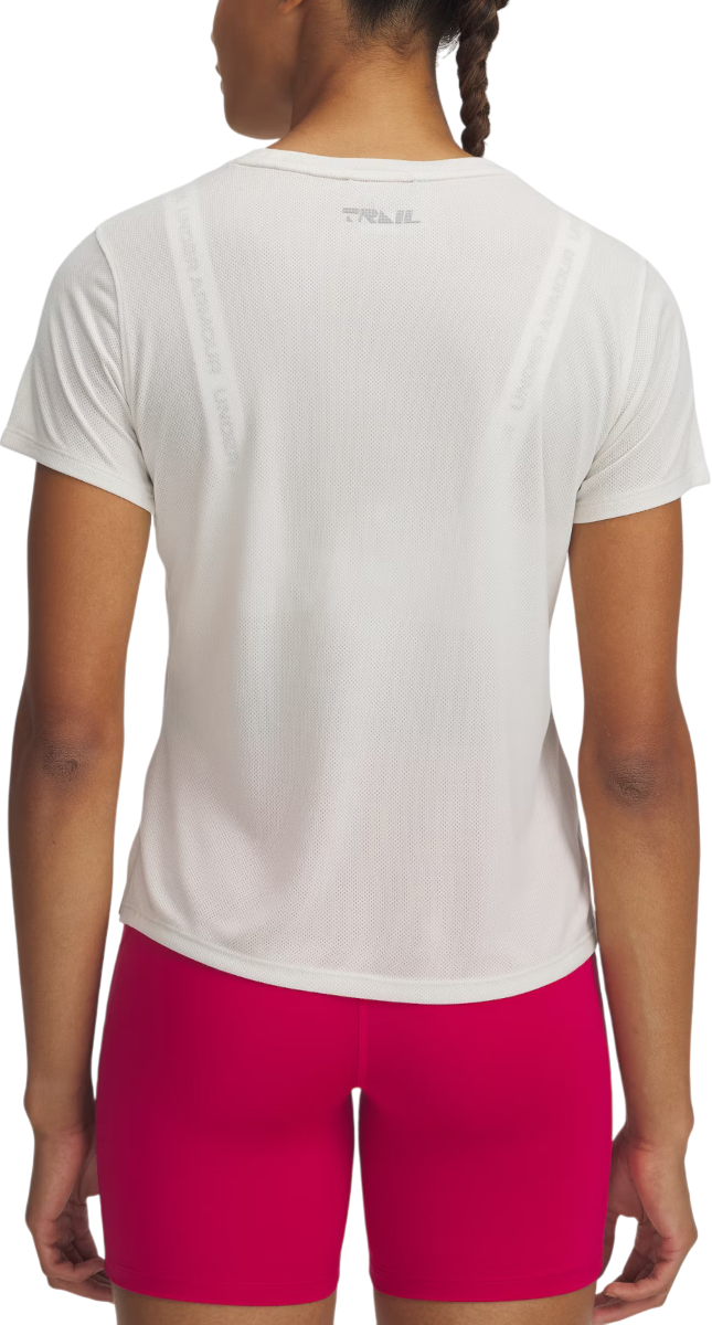 Tričko Under Armour Trail Run Short Sleeve T-Shirt Biela | 1389606-279, 1