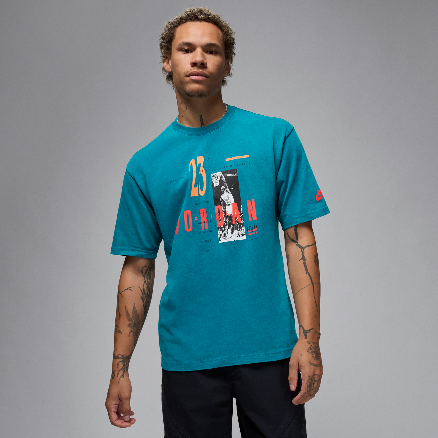 Tričko Jordan Jordan Reissue T-Shirt Tyrkysová | HJ2356-301, 1