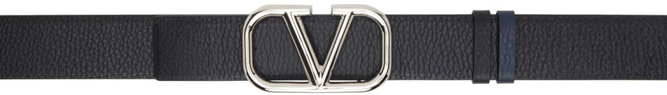 Opasok Valentino Valentino Garavani VLogo Signature Reversible Belt Čierna | 4Y2T0T46MRX, 0