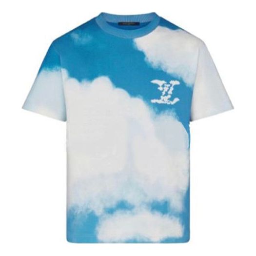 Tričko Louis Vuitton LV Heaven On Earth T-Shirt Modrá | 1A89U8, 0