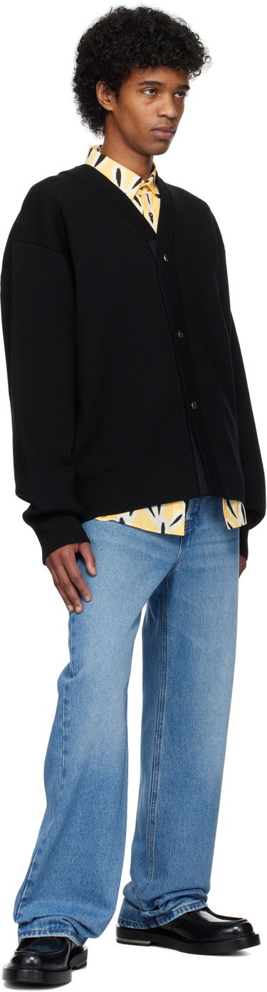 Sveter Jacquemus Black Les Classiques 'Le cardigan boutonné' Cardigan Čierna | 24H246KN292-2359, 3