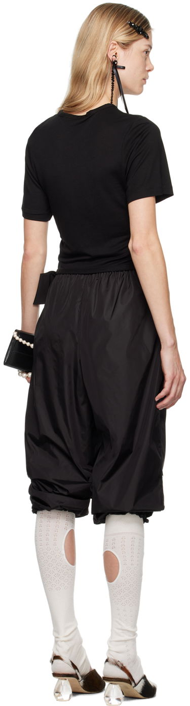 Cargo nohavice Simone Rocha Simone Rocha Bow Tail T-Shirt Čierna | 5223 0571, 2
