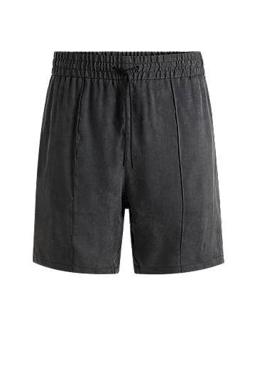 Šortky BOSS Relaxed-Fit Twill Shorts Čierna | 50546181, 0