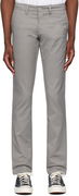 Slim Fit Cotton-Twill Trousers