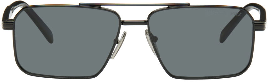 Slnečné okuliare Prada Metal Plaque Square Sunglasses Čierna | 0PR A57S 1AB5Z158 8056262130308, 0