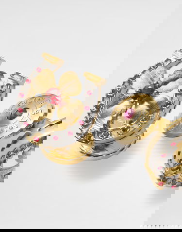 Šperky Dolce & Gabbana Dolce & Gabbana Good Luck Horseshoe Cufflinks with Rubies and 18K Gold Rôznofarebný | WFKG1GWRUB1ZOO00, 3