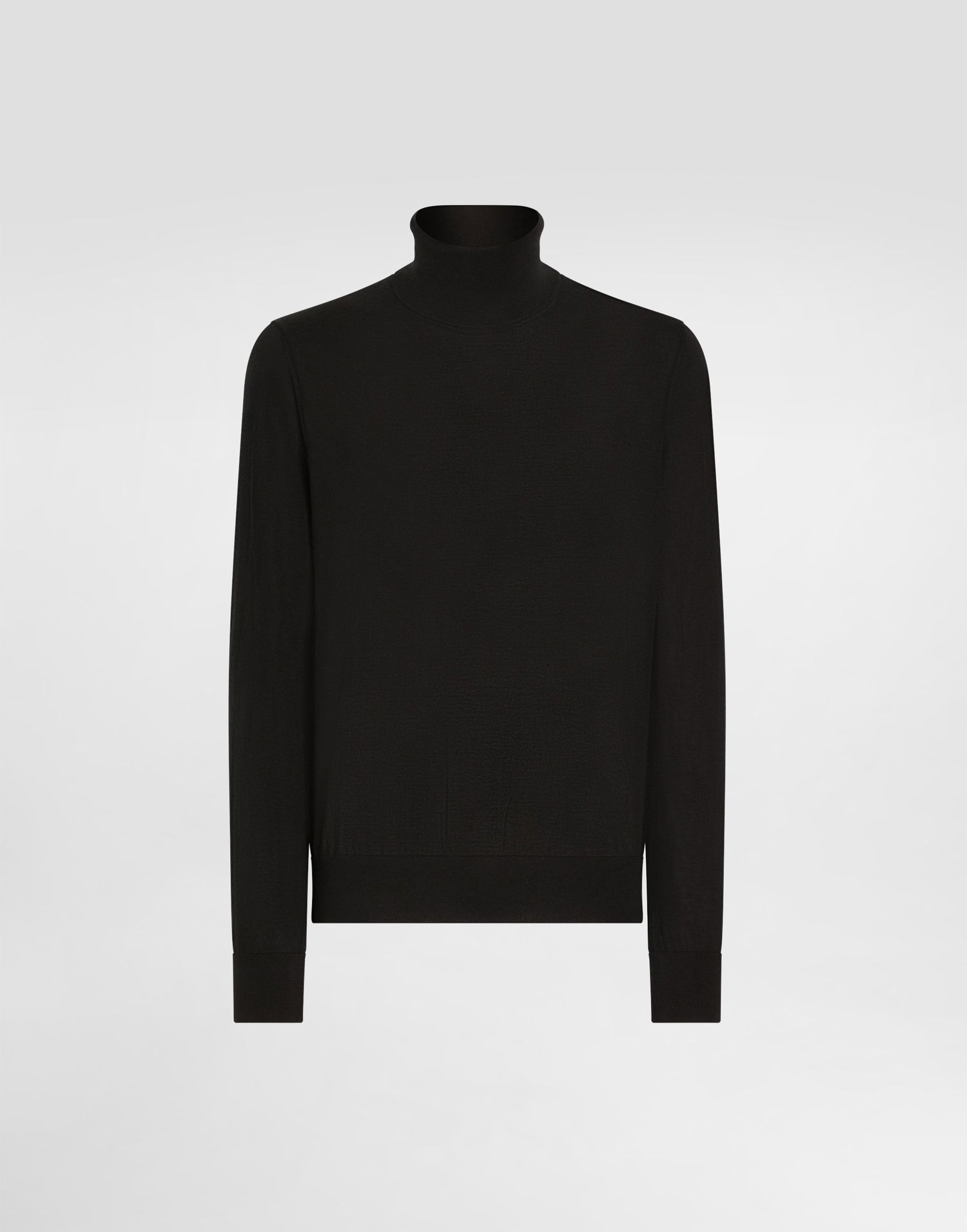 Sveter Dolce & Gabbana Cashmere Turtle-neck Sweater 52 Čierna | GXB00TJAW2ON0000, 0