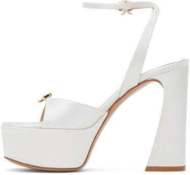 Tenisky a topánky Gianvito Rossi Gianvito Rossi Maddy Platform Heeled Sandals Biela | G32239.70RIC.RAS, 2