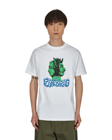 Tričko Pleasures Two Face T-Shirt Biela | P21W046 WHITE, 4